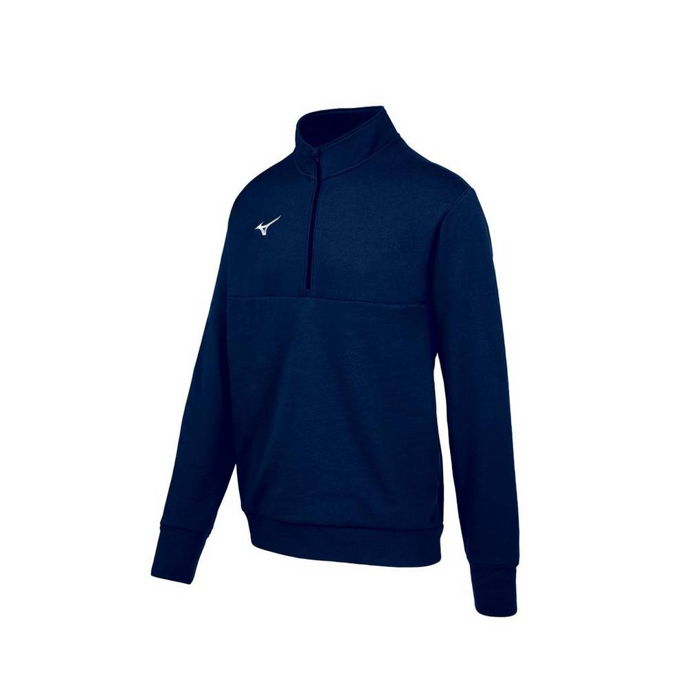 Mizuno Men's MZ1 1/4 Zip Fleece Pullover Navy (530053-QOC)